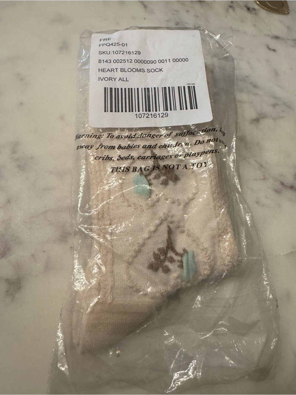 NWT Free People Heart Blooms Socks - Picture 5 of 5